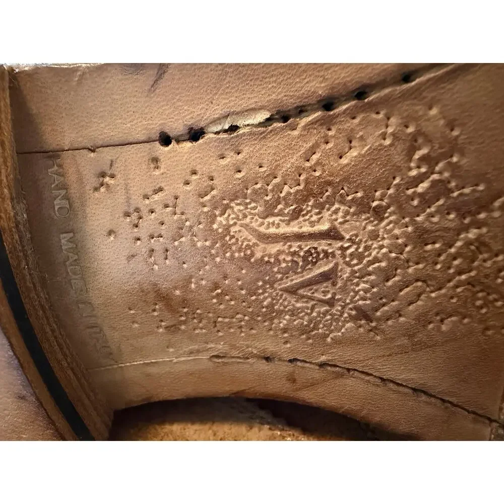 NWOT: John Varvatos Brown Leather Boots Size 8